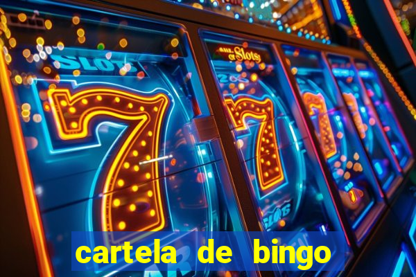 cartela de bingo cha de panela